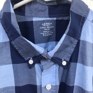 J-Crew Light Weight Long Sleeve Button Down - XL